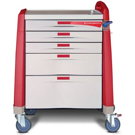 CART MEDICAL AVALO EMERGENCYCOMPACT RED (DROP)
