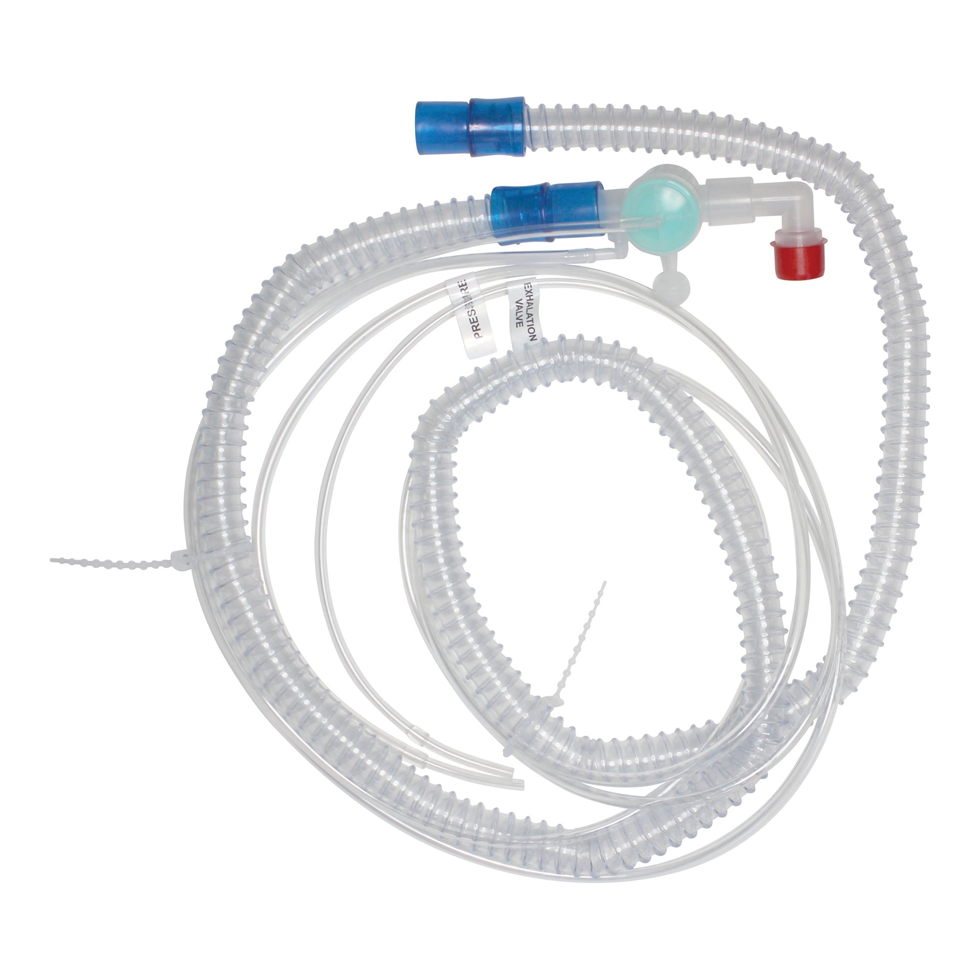 Ventilator Circuit Corrugated Tube 72 Inch Tube Single Limb Adult Without Breathing Bag Single Patient Use Active Circuit 