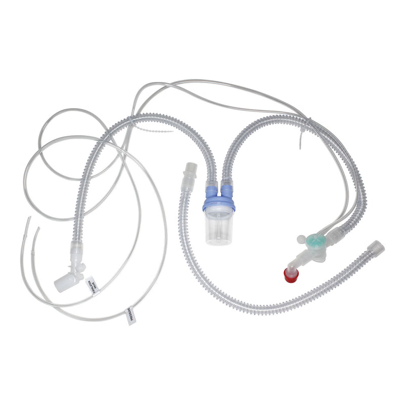 Ventilator Circuit Corrugated Tube 72 Inch Tube Dual Limb Pediatric Without Breathing Bag Single Patient Use Active Ventilator Circuit (Case of 30)