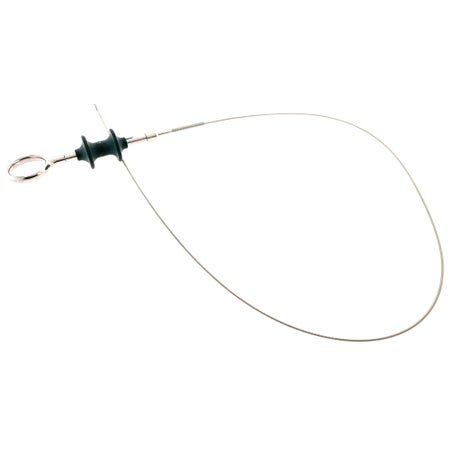 BR Surgical Flexible Rat Tooth Grasping Forceps, with single thumb ring handle, 1x2 tooth(shark tooth), 8mm opening, 1.8mm x 700mm 