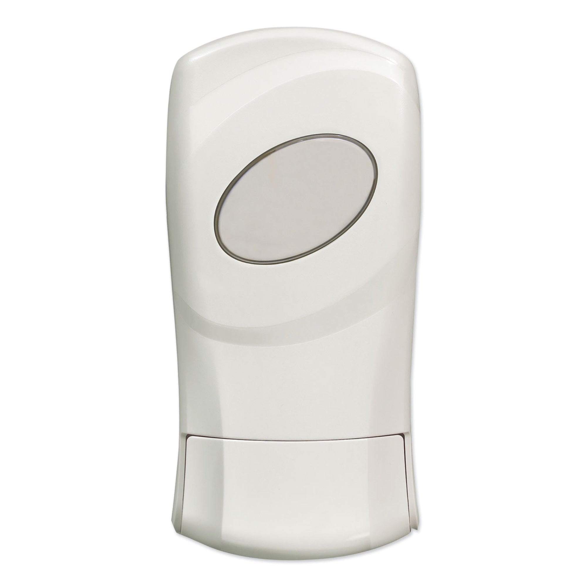Soap Dispenser Dial Professional Ivory ABS Plastic Manual Push 1.2 Liter Wall Mount 