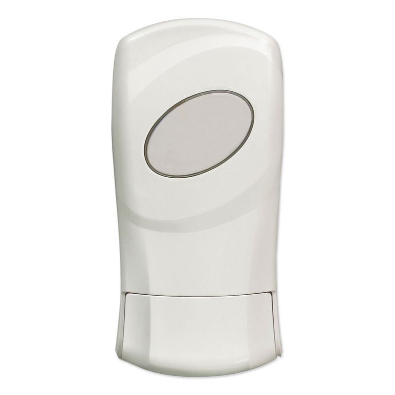 Soap Dispenser Dial Professional Ivory ABS Plastic Manual Push 1.2 Liter Wall Mount (Carton of 3)