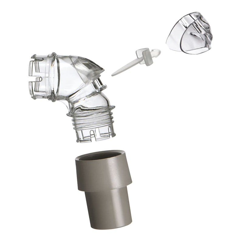 CPAP Elbow Assembly ResMed 15 mm ID 22 mm Cuffs 