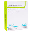 Sion Brands LLC ComfortFoam Border Silicone Foam Dressing, 4 x 4 Inch (10/BX) 