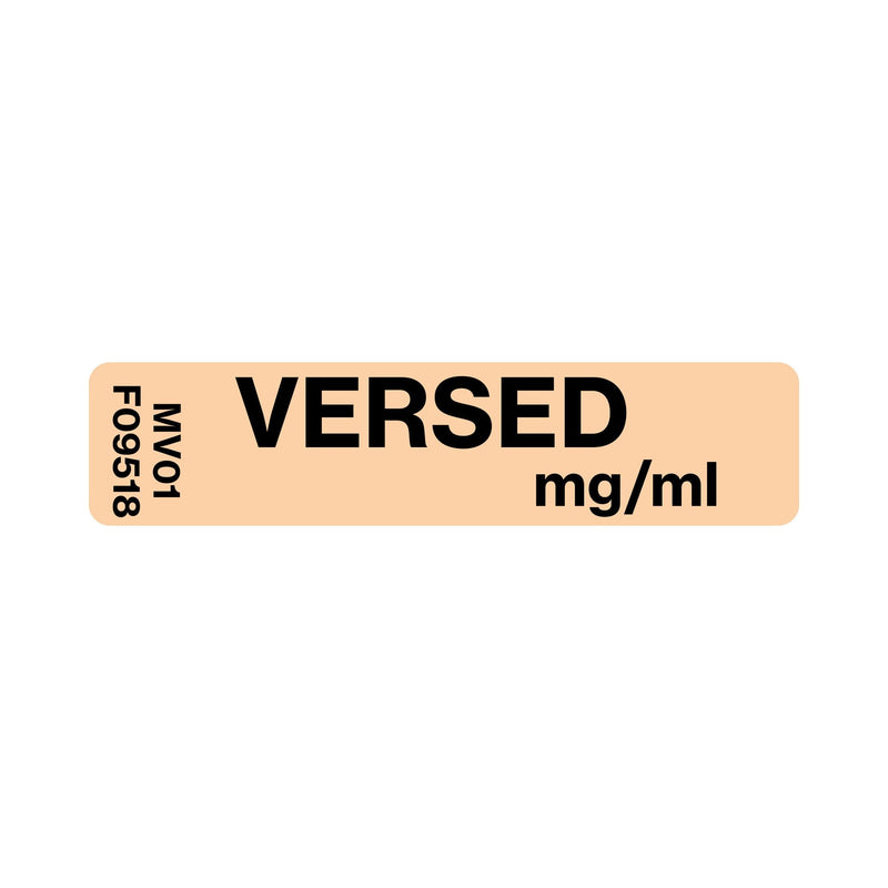 PDC Healthcare MedVision Drug Label, Versed mg/mL (760/PK) 