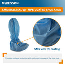 Boot Cover McKesson X-Large Knee High Nonskid Sole Blue NonSterile (Case of 150)