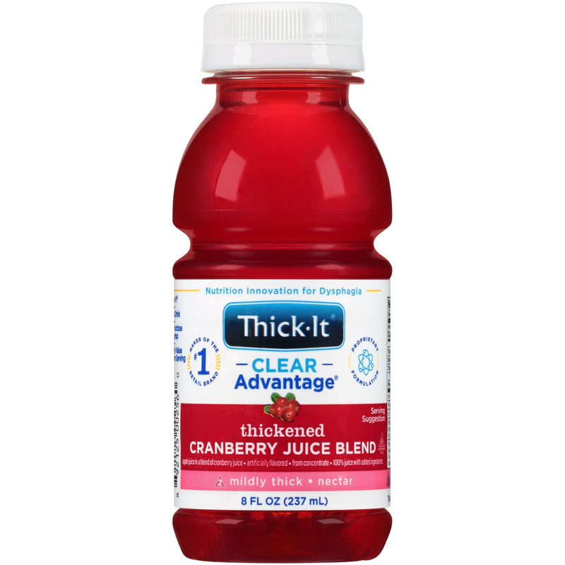 Kent Precision Foods Thick-It Clear Advantage Nectar Consistency Cranberry Thickened Beverage (24/CS) 