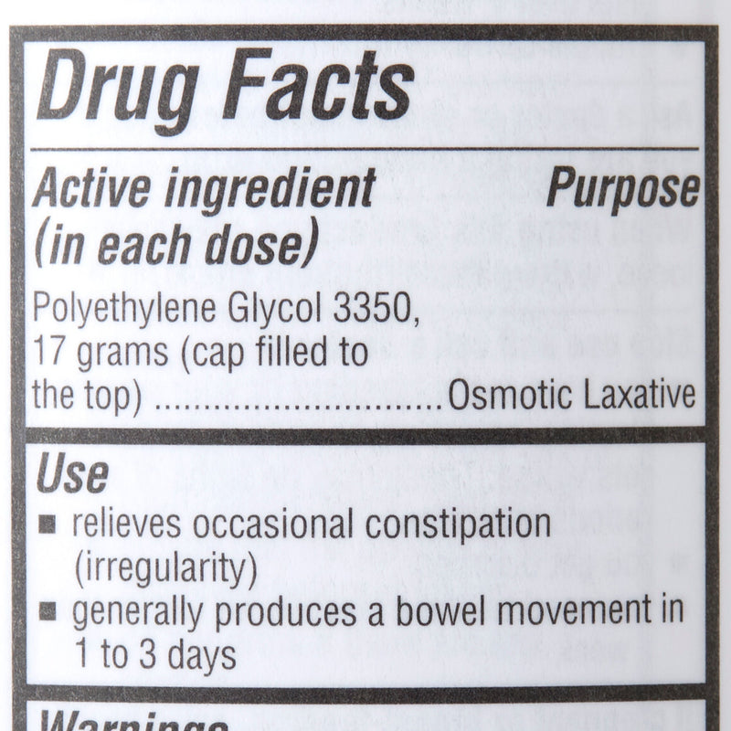 Geri-Care Polyethylene Glycol 3350 Laxative 