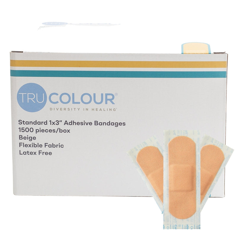 TruColour Beige Adhesive Strip, 1 x 3 Inch (6000/CS) 