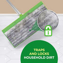Saturated Wet Mop Pad Swiffer Wet Bound Edge White Cloth Disposable (72/CT)