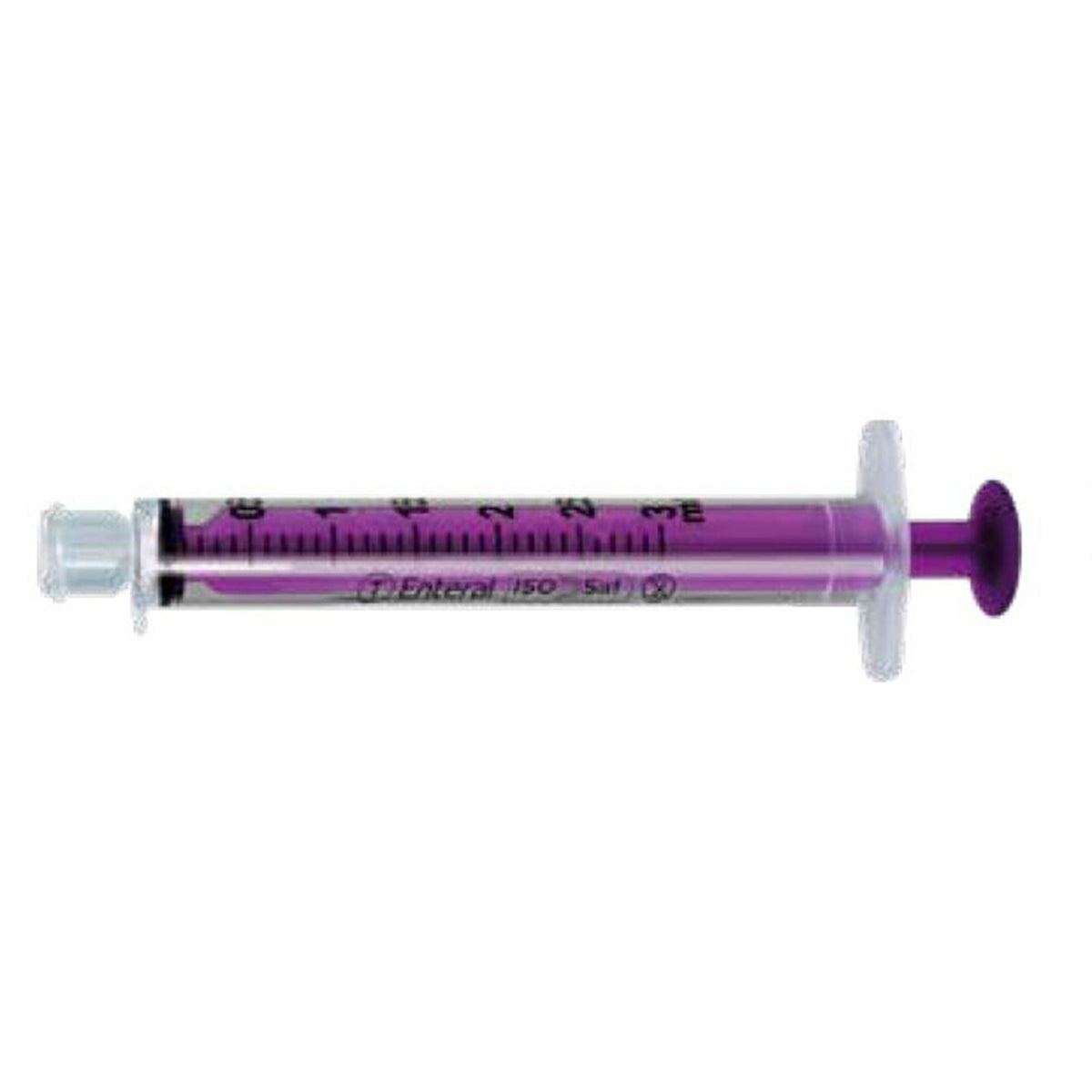 Enteral / Oral Syringe ISOSAF Low Dose Single O 3 mL Enfit Tip Without Safety