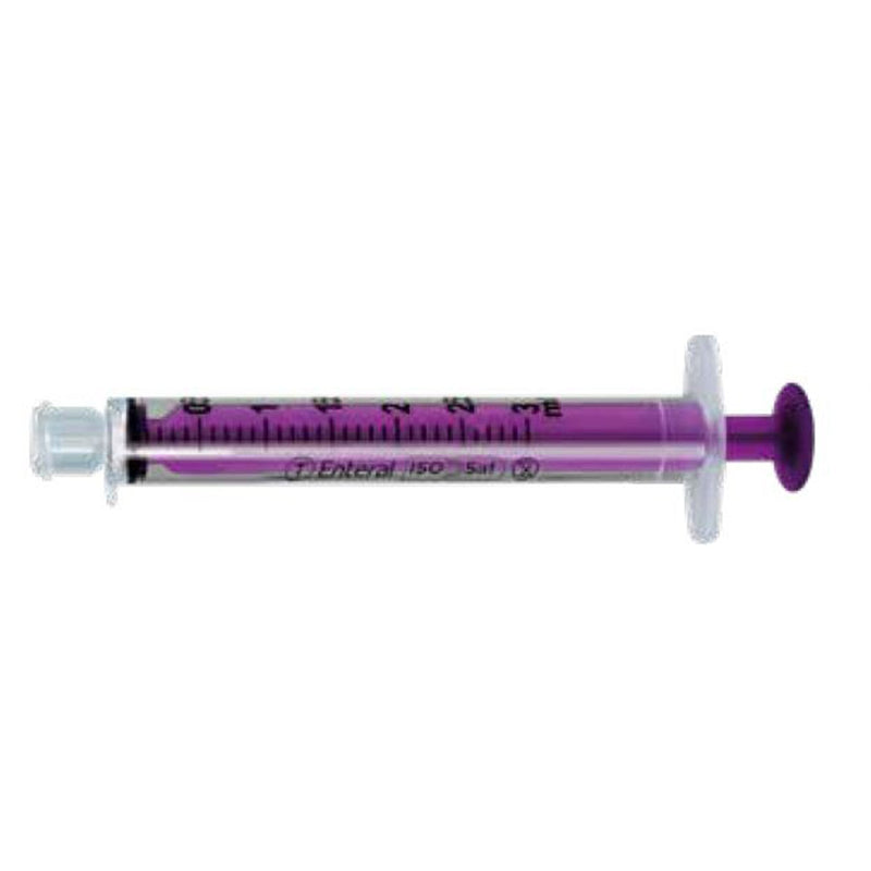 Enteral / Oral Syringe ISOSAF Low Dose Single O 3 mL Enfit Tip Without Safety 