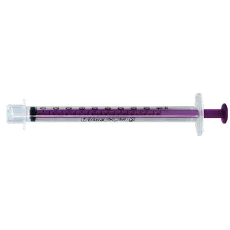 Enteral / Oral Syringe ISOSAF Low Dose Single O 1 mL Enfit Tip Without Safety 