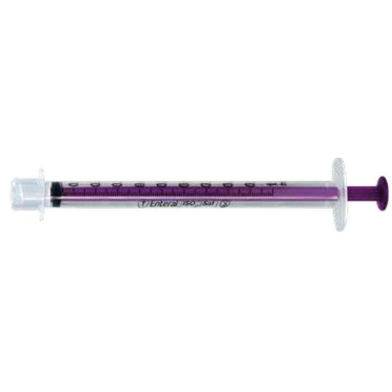 Enteral / Oral Syringe ISOSAF Low Dose Single O 1 mL Enfit Tip Without Safety