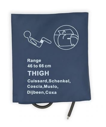 CUFF NIBP THIGH REUSABLE ADULTW/EDAN LOGO 42CM-54CM (DROP)