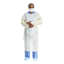 GOWN ISOLATION BASICS TRILAYERYELLOW LG 100/CS