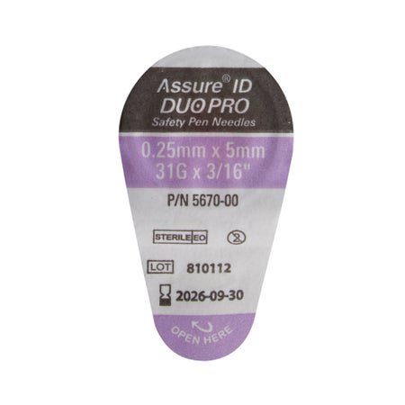 NEEDLE PEN SAFETY DUO PRO31GX5MM 100/BX