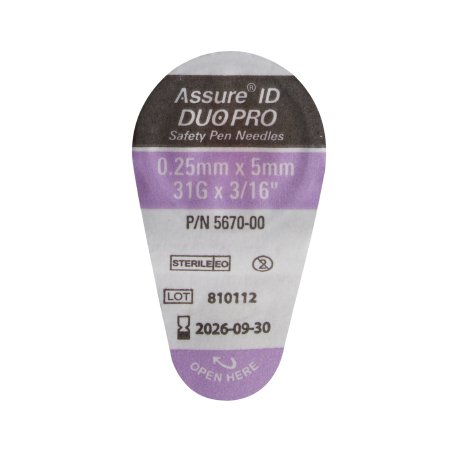 NEEDLE PEN SAFETY DUO PRO31GX5MM 100/BX