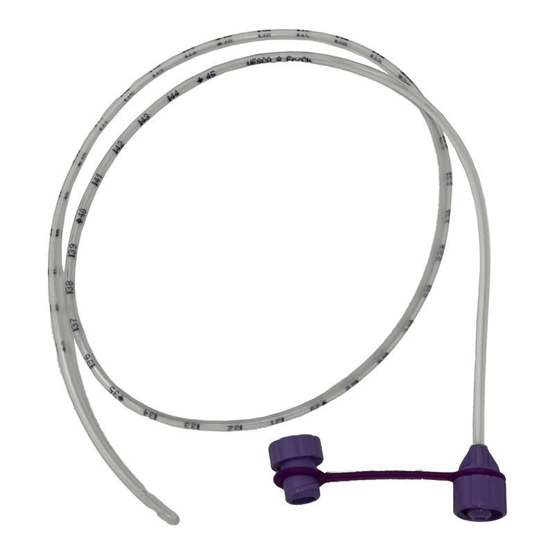 Pediatric Nasogastric Feeding Tube with ENFit Connector 5 Fr. 24 Inch Tube Polyurethane Sterile (Case of 40)