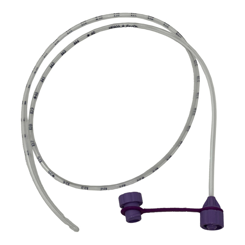 Pediatric Nasogastric Feeding Tube with ENFit Connector 6 Fr. 24 Inch Tube Polyurethane Sterile (Case of 40)