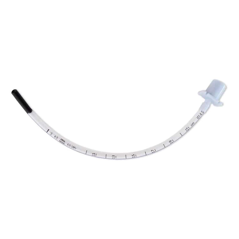 Uncuffed Endotracheal Tube MedSource Curved 4.5 mm ID Pediatric (Box of 10)