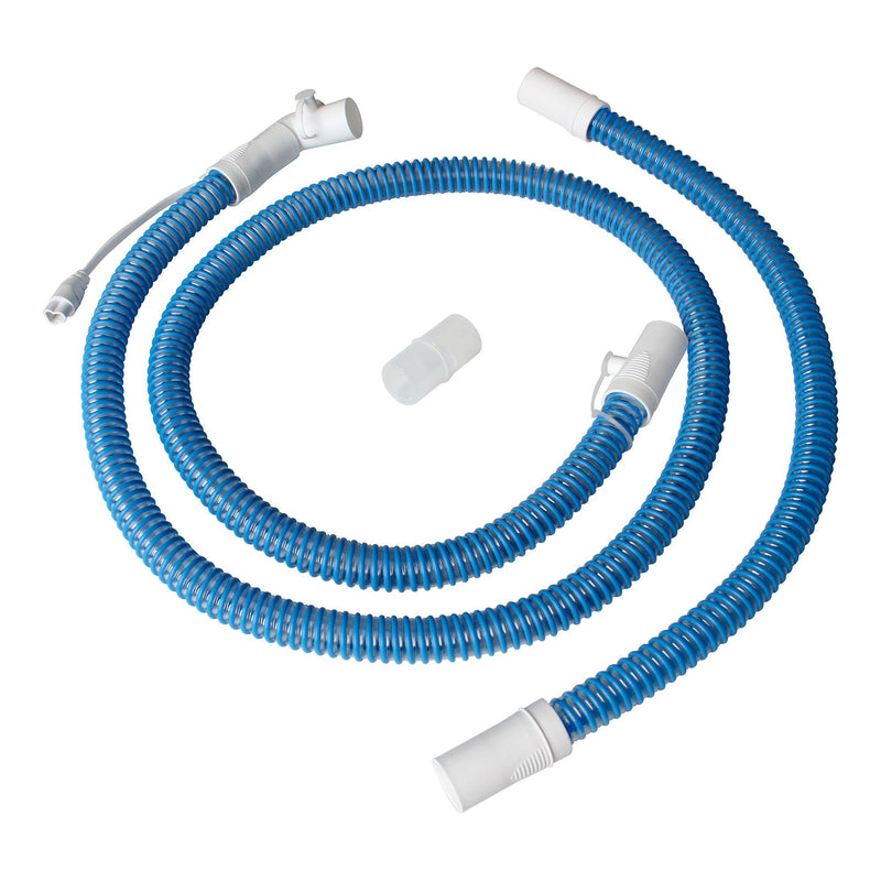 Ventilator Circuit Sunset Healthcare Corrugated Tube 60 Inch Tube Single Limb Adult Without Breathing Bag Single Use Passive Wire Circuit (Each)