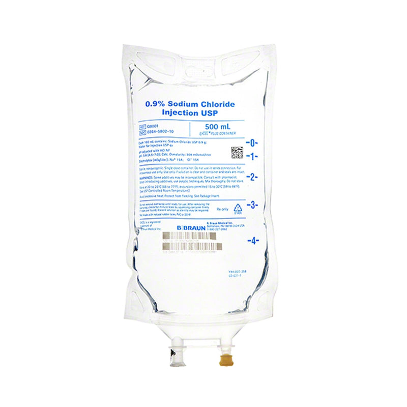 Sodium Chloride 0.9% IV Solution 500 mL 