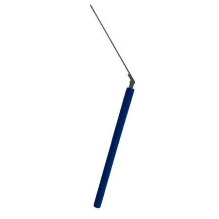 BR Surgical Myringotomy Knife/Blade w/Handle, sterile, spear tip, angled, 5/box