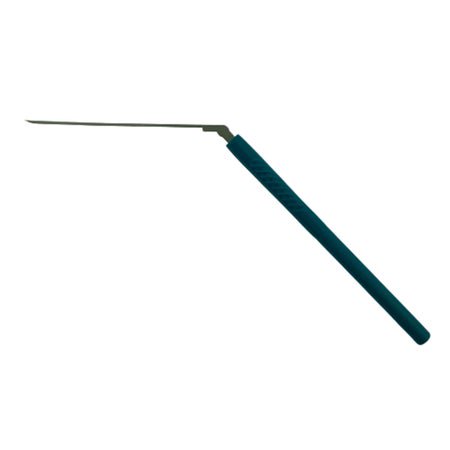 BR Surgical Myringotomy Knife/Blade w/Handle, sterile, lance tip, angled, 5/box