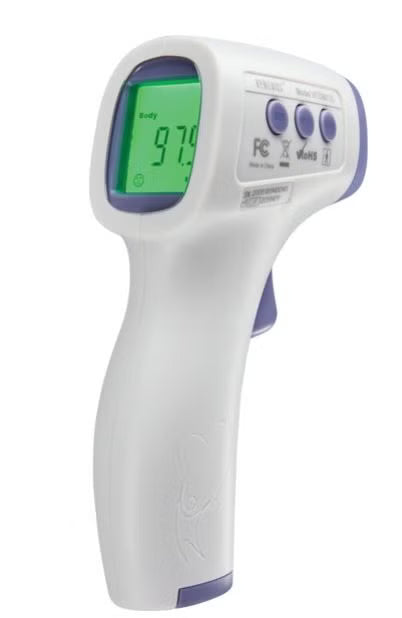 Non-Contact Skin Surface Thermometer HoMedics Infrared Skin Probe Handheld (Case of 6)