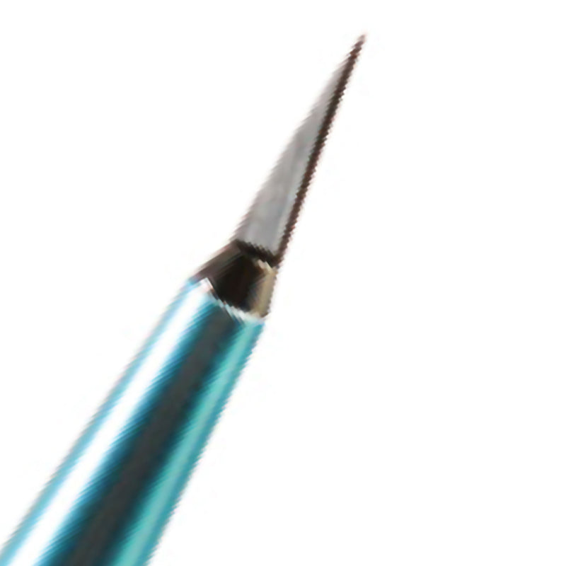 Micro Stab Knife Feather No. 15 Stainless Steel / Aluminum Round Handle NonSterile Reusable