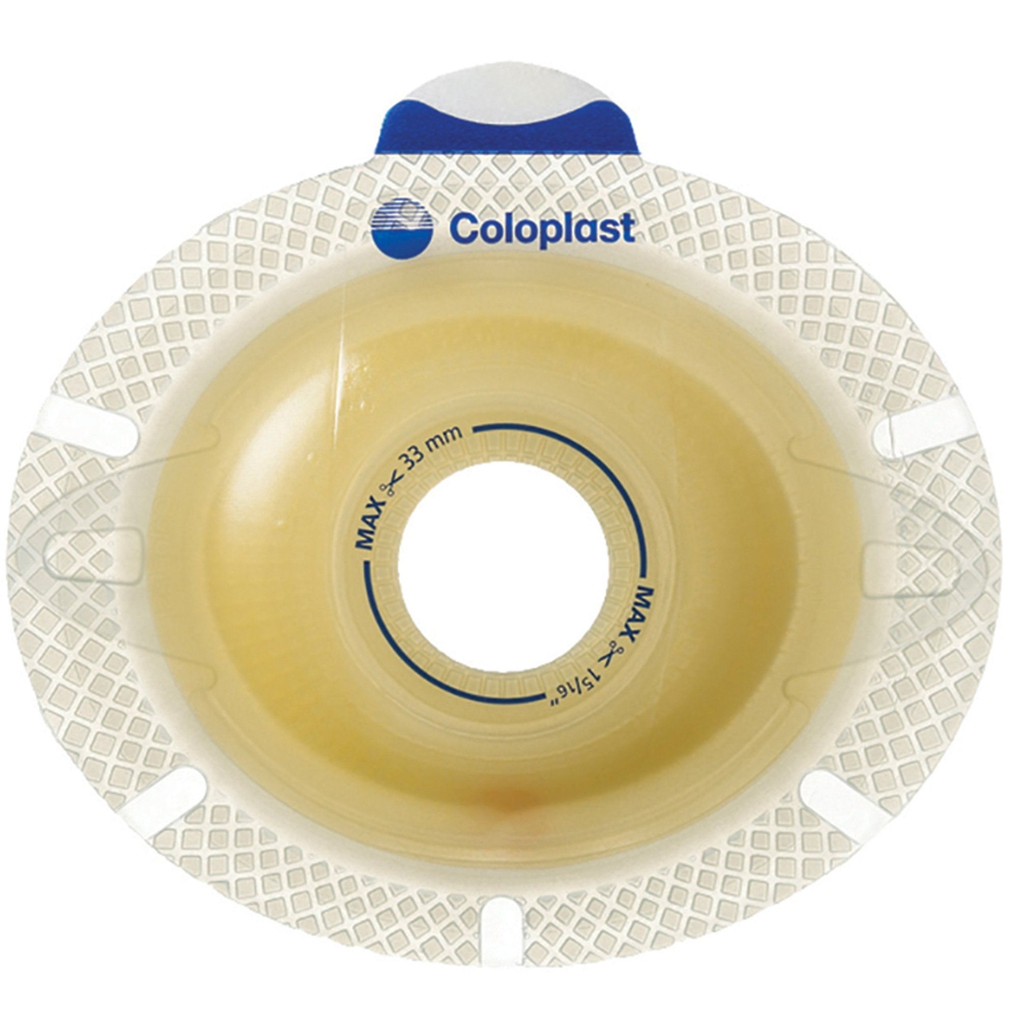 Coloplast SenSura Click Xpro Convex Light Ostomy Barrier, 35 mm Stoma, Blue Match (5/BX) 