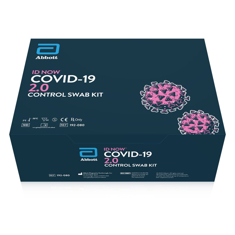 Molecular Diagnostic Control Set ID NOW COVID-19 2.0 Positive Level / Negative Level 24 Swabs 