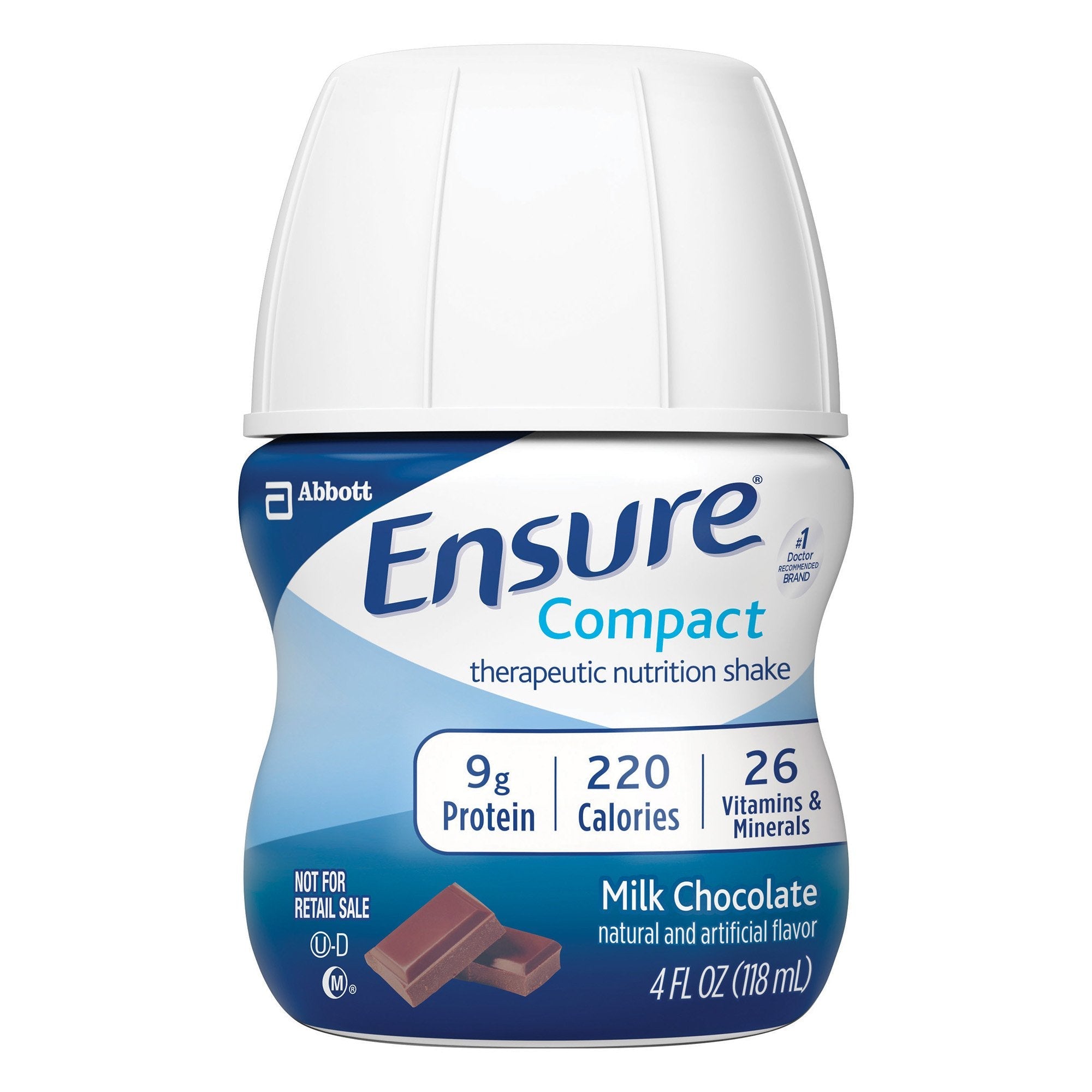 Oral Supplement Ensure Compact Therapeutic Nutrition Shake Milk Chocolate Flavor Liquid 4 oz. Bottle 