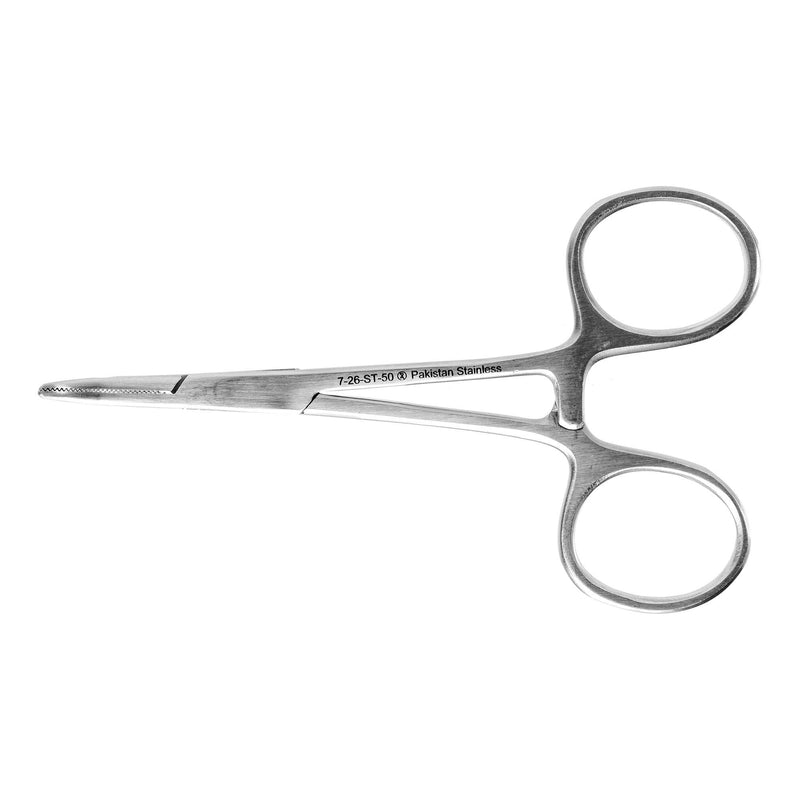 Mosquito Forceps Miltex Disposable Hartmann 3-1/2 Inch Length Floor / Office Grade Pakistani Stainless Steel Sterile Locking Finger Ring Handle Curved Serrated Tips