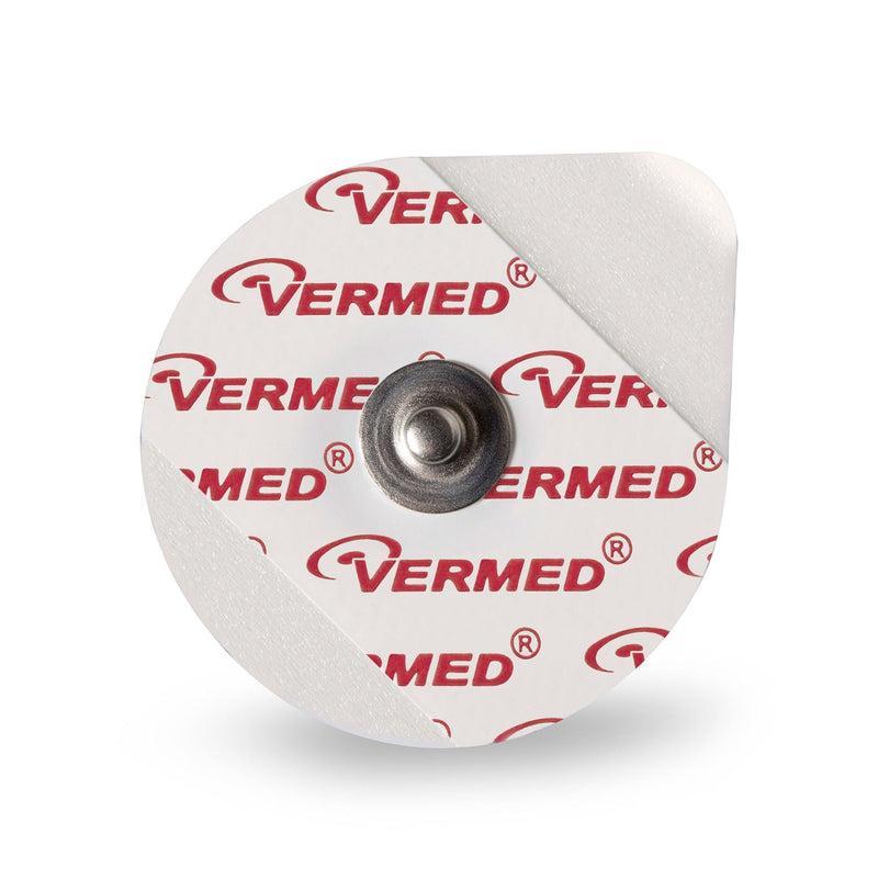 ECG Stress Electrode Performance Plus Snap Connector Foam Backing Adult Non-Radiolucent 60 per Pack 