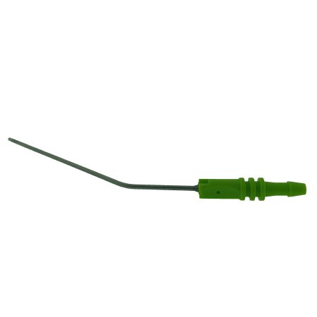 BR Surgical FRAZIER Suction Tube, single-use, Lime Green, 30º, Ø 9FR, 110mm, 10/box 