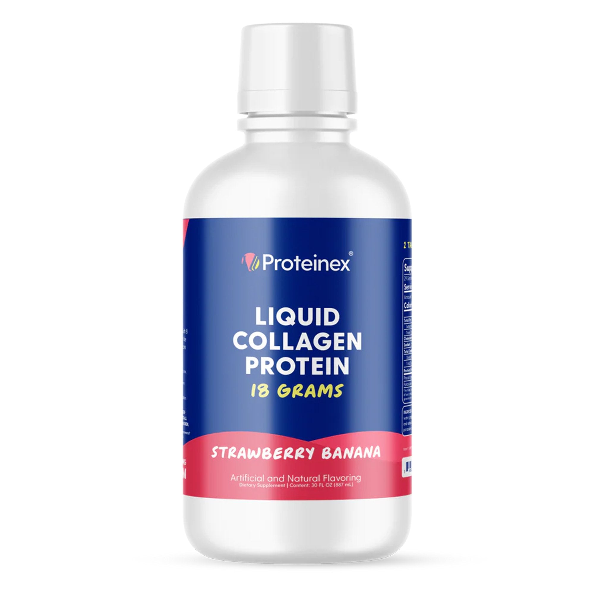 Oral Supplement Proteinex Strawberry Banana Flavor Liquid 30 oz. Bottle 