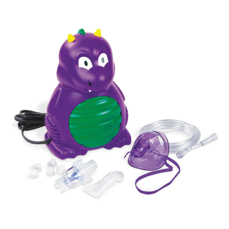 Handheld Compressor Nebulizer System Veridian Small Volume Medication Bottle Pediatric Aerosol Mask / Mouthpiece Delivery 