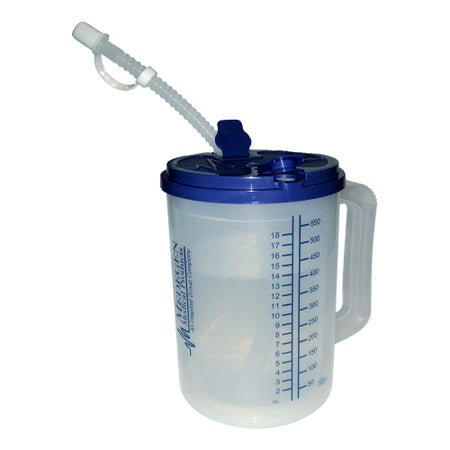 MUG INSULATD 22OZ W/STRAWCLR/BLU 60/CS