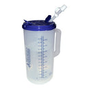 MUG INSULATD 32OZ W/STRAWCLR/BLU 40/CS