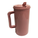 MUG INSULATD 32OZ W/STRAWMAUVE 40/CS