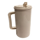 MUG INSULATD 32OZ W/STRAWGREY 40/CS