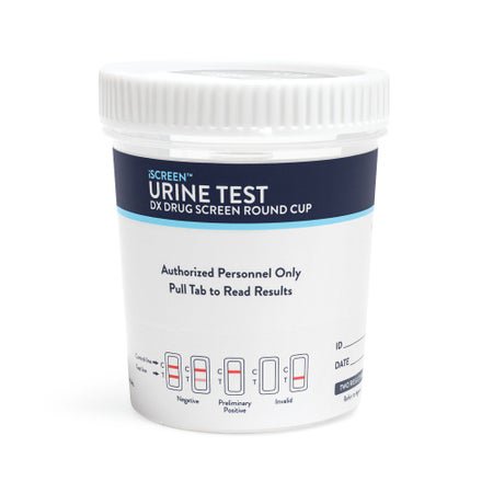 TEST DRUG ISCREEN DX ROUND CUP14-PANEL CLIA WAIVED 25/BX