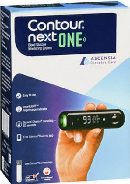 SYSTEM BLOOD GLUCOSE MONTRINGCONTOUR NEXT ONE 4/CS
