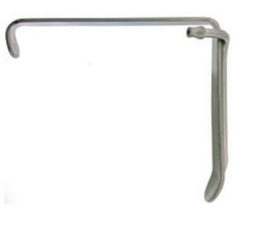Tongue Depressor BR Surgical Davis-Boyle 25 mm Length Stainless Steel Size 5 