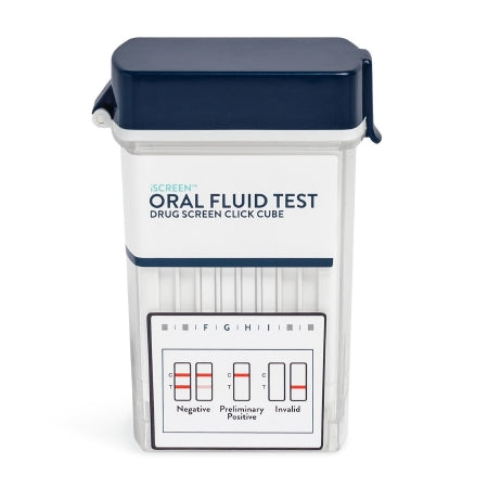TEST DRUG ISCREEN CLICK CUBEORAL FLUID 4-PANEL 25/BX