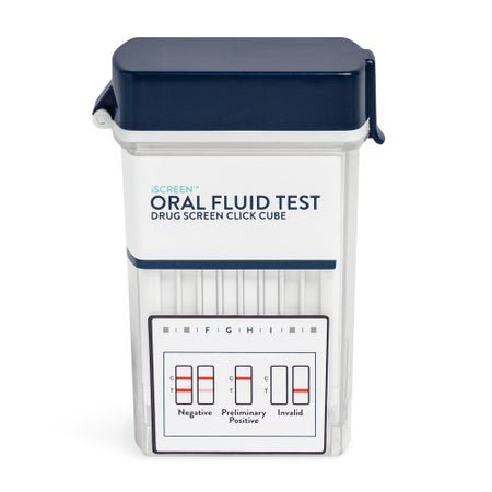 TEST DRUG ISCREEN CLICK CUBEORAL FLUID 4-PANEL 25/BX