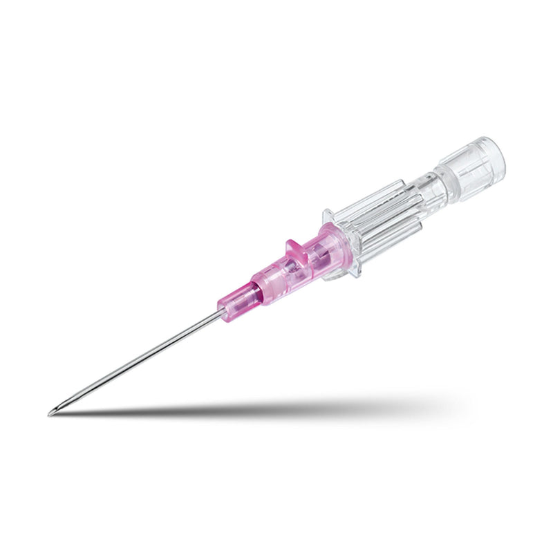 Peripheral IV Catheter Introcan Safety2 20 Gauge 1 Inch Polyurethane Straight Hub Blood Control Passive Safety (Case of 200)