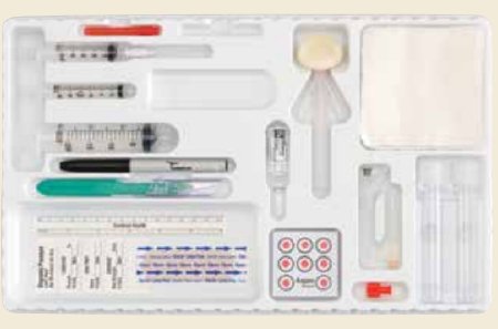 TRAY SOFT TISSUE BIOPSY W/DRUG10/CS (RX) (NR)